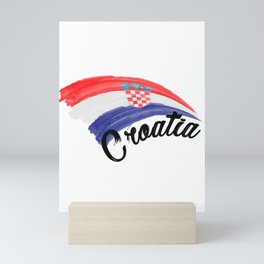 Croatia flag Mini Art Print