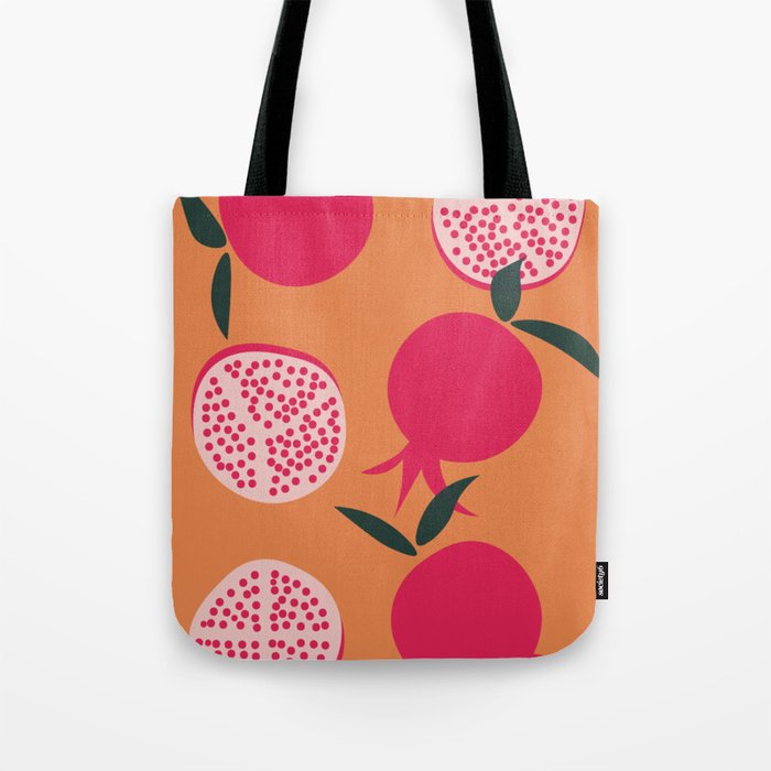 Pomegranate Illustration Print 1 Tote Bag