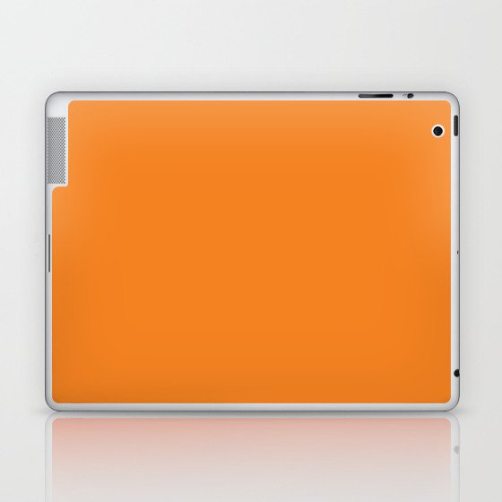 ORANGE HALLOWEEN color Laptop & iPad Skin