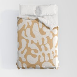 White Matisse cut outs seaweed pattern 7 Comforter