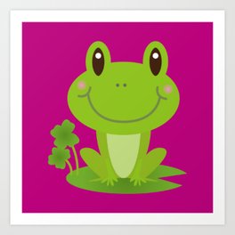 Frog Art Print