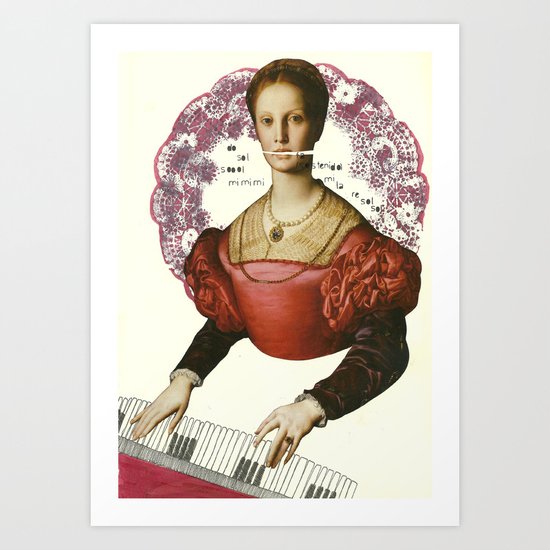fa sostenido Art Print