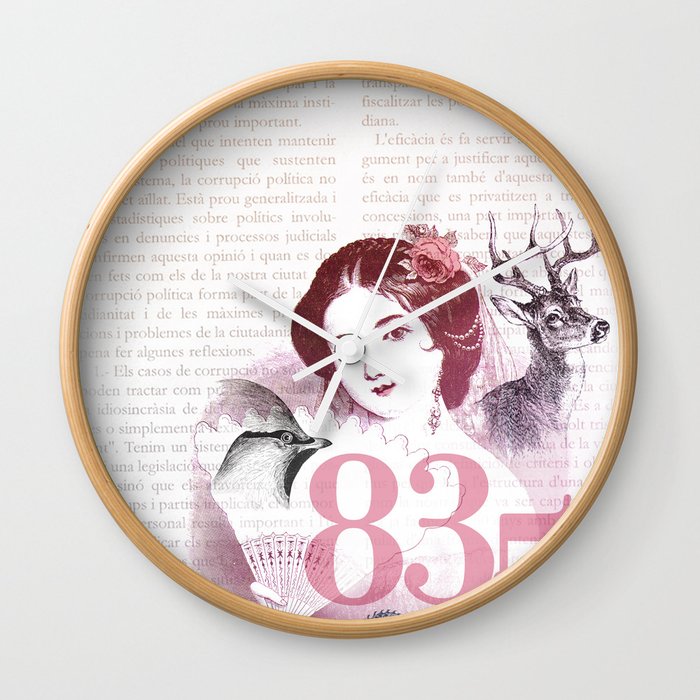 Pretty Moment Wall Clock