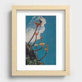 Getting high Recessed Framed Print