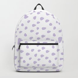 Lilac Seamless Pattern Paint Brush Strokes Backpack