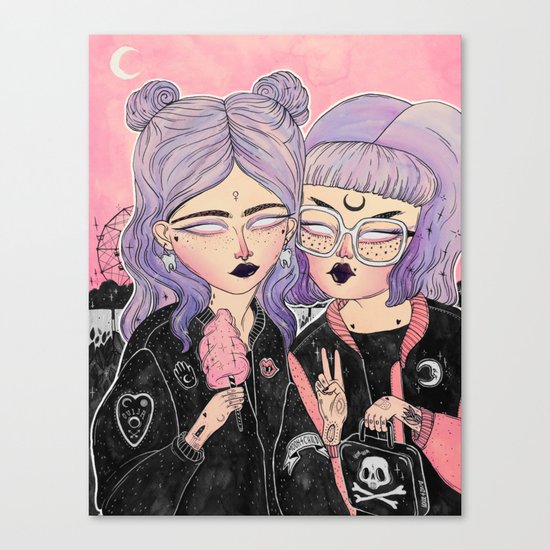COTTON CANDIES Canvas Print