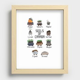 Soils of Canada Recessed Framed Print