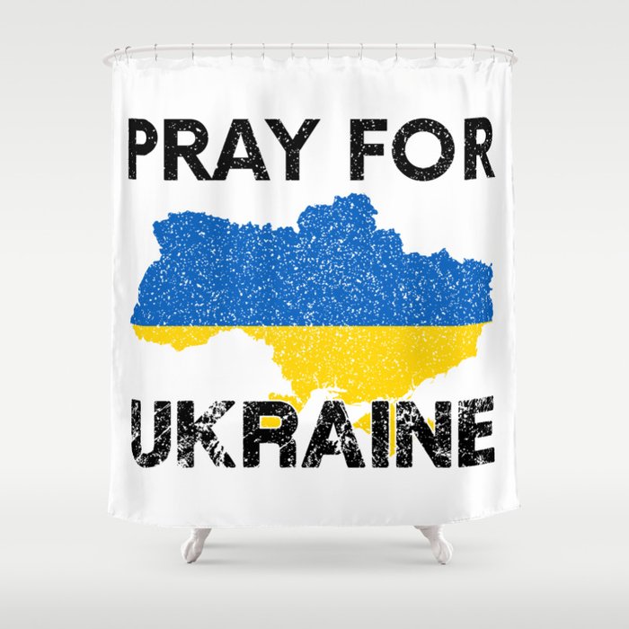 Pray For Ukraine Shower Curtain
