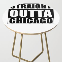 Straight Outta Chicago Side Table