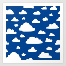 Cloud - Blue Sky Art Print