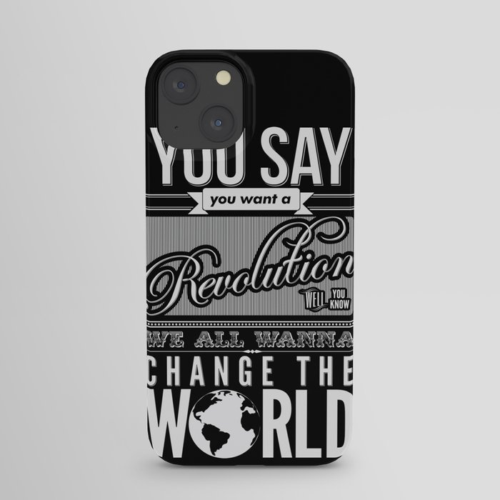 Revolution.  iPhone Case