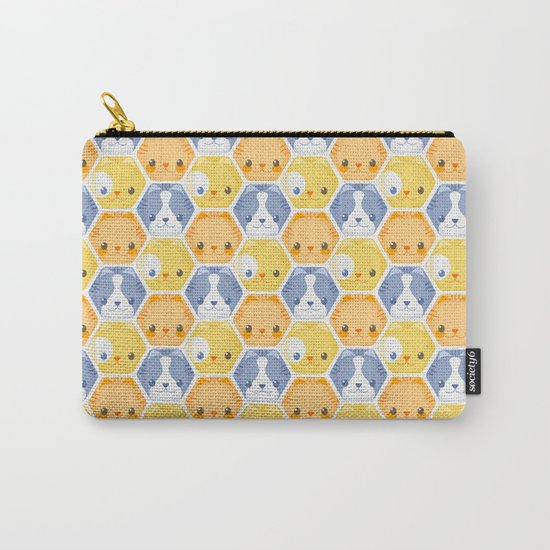 Hexy Cats Carry-All Pouch