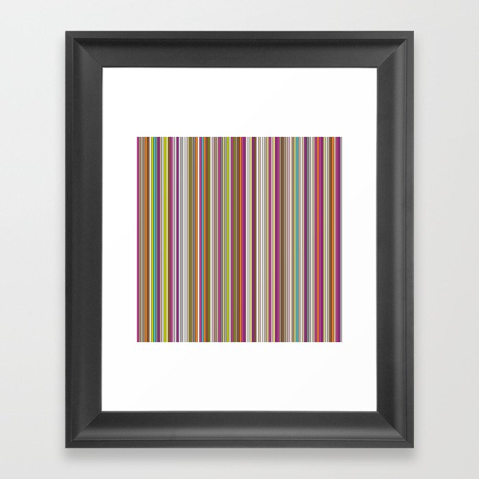 Stripes & stripes Framed Art Print