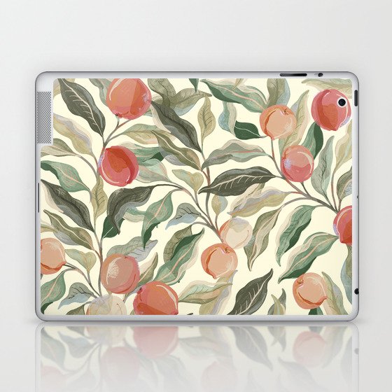 Painterly Pastel Peaches Laptop & iPad Skin