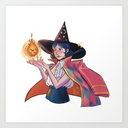Howl Witch Art Print