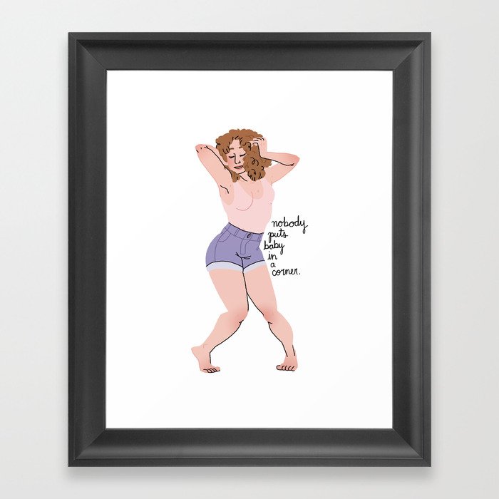 Dirty Dancing Framed Art Print By Aimeefleck Society6