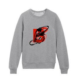 Your Name Letter B Art Your Initial Kids Crewneck