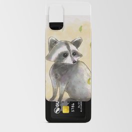 Watercolour Racoon Android Card Case