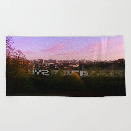Urban City Light Beach Towel