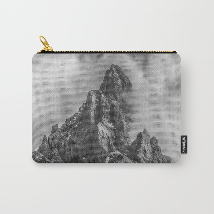 Dolomites Black and White Carry-All Pouch