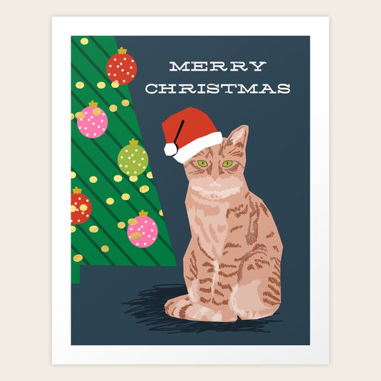 cat lovers christmas tree