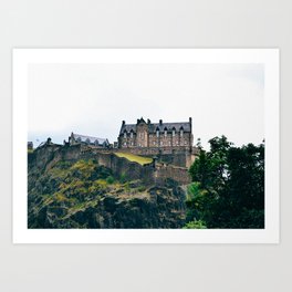 Edinburgh Castle View Art Print