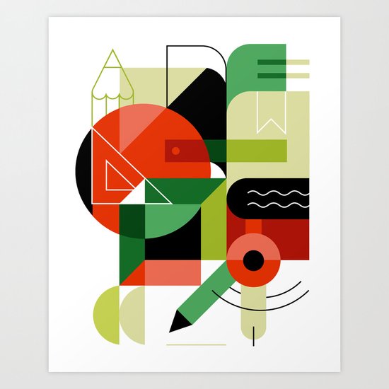 Geometry Art Print