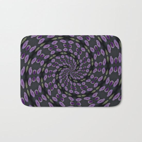 Purple Swirl Bath Mat