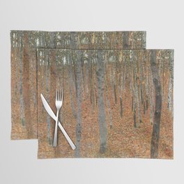 Gustav Klimt - Beech Forest Buchenwald I Placemat