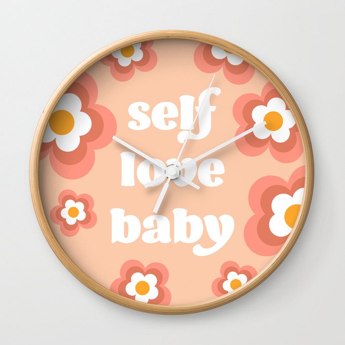 Self Love Baby Wall Clock