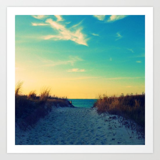 Walk in Love Art Print