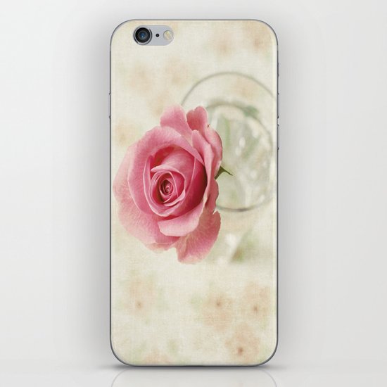 Vintage Textured Rose iPhone & iPod Skin