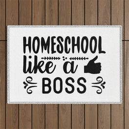 Mom’s Daily Motivation: Homeschool Like A Boss Outdoor Rug