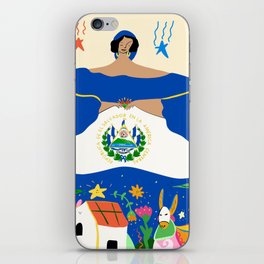 El Salvador Love iPhone Skin