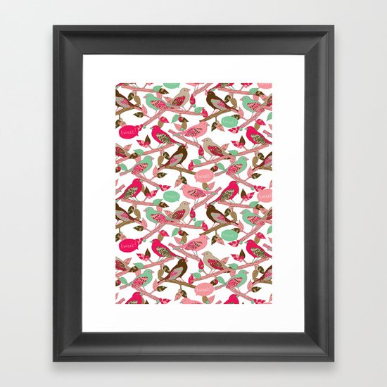Tweet! Framed Art Print