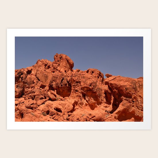 Red Valley III Art Print