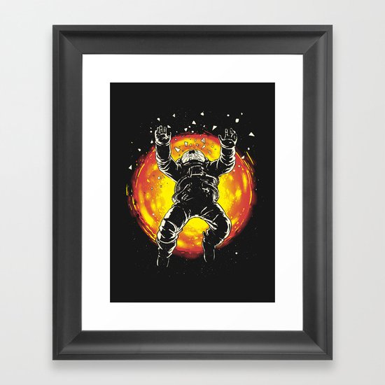 Lost in the space Framed Art Print