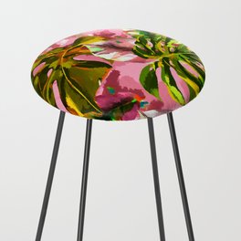 Leaves Pattern Counter Stool
