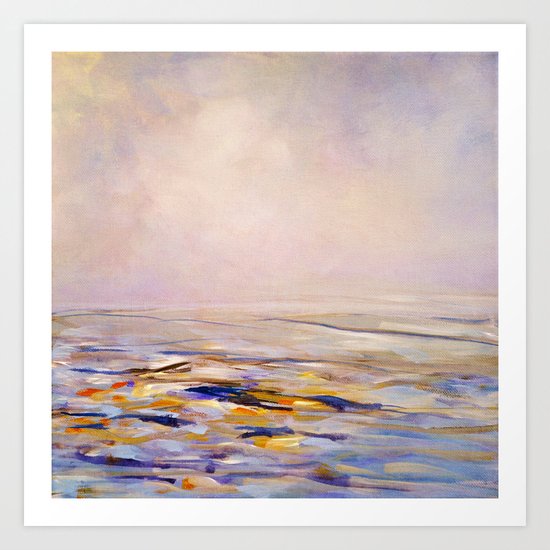 HAZY SUNRISE Art Print