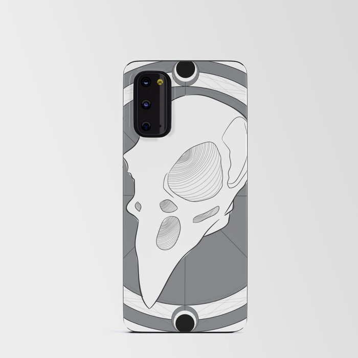 the mystical raven head Android Card Case