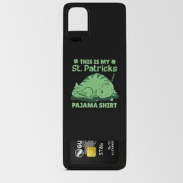 My St. Patrick's Pajama Shirt Green Dino Android Card Case