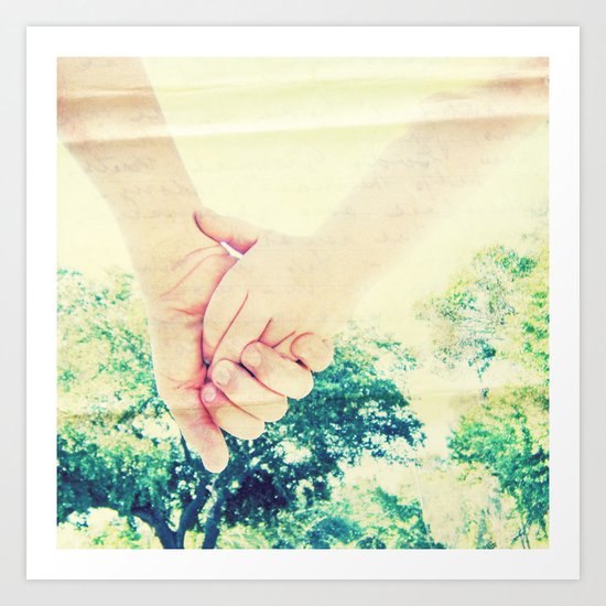 "Don't Let Go" Art Print