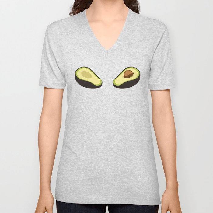 Avocados Are Yummy V Neck T Shirt