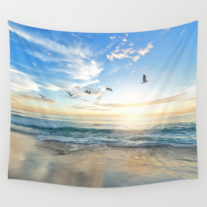 Beach Scene 34 Wall Tapestry