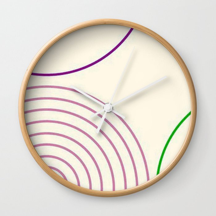 Motif circulaire Wall Clock