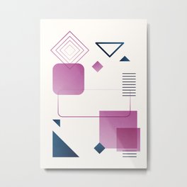 Modern Design 03 Metal Print | Stzle, Shapes, Circle, Minimalist, Minimal, Illustration, Minimalism, Trendz, Geometric, Color 
