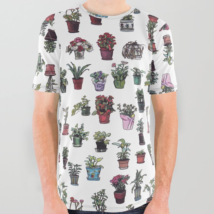 Beesly Botanicals All Over Graphic Tee