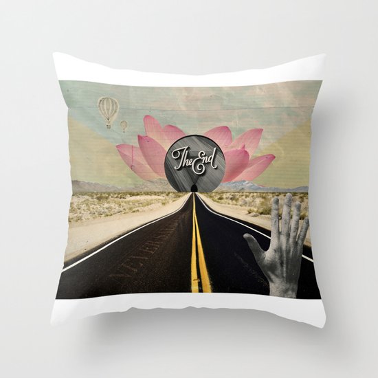 Never say goodbye Throw Pillow