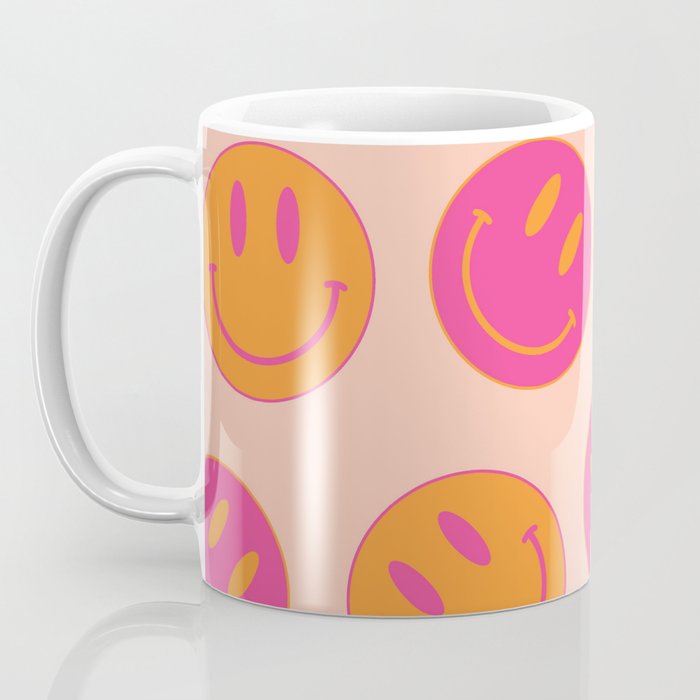 Smiley Just Woke Up Coffee Mug Aesthetic Tea & Coffee Mugs