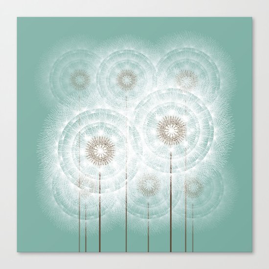 dandelions Canvas Print